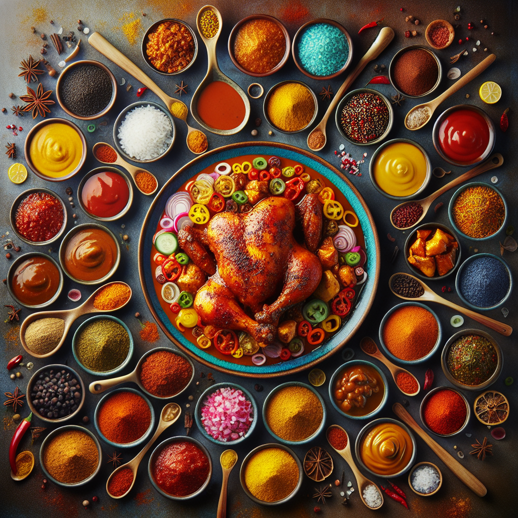 Chicken Curry with a Million Condiments