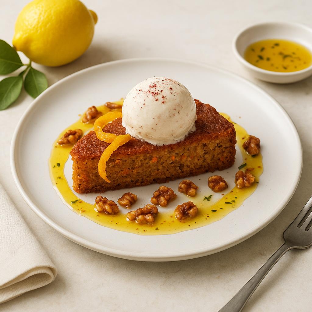 Citrus Pepper Carrot Cake