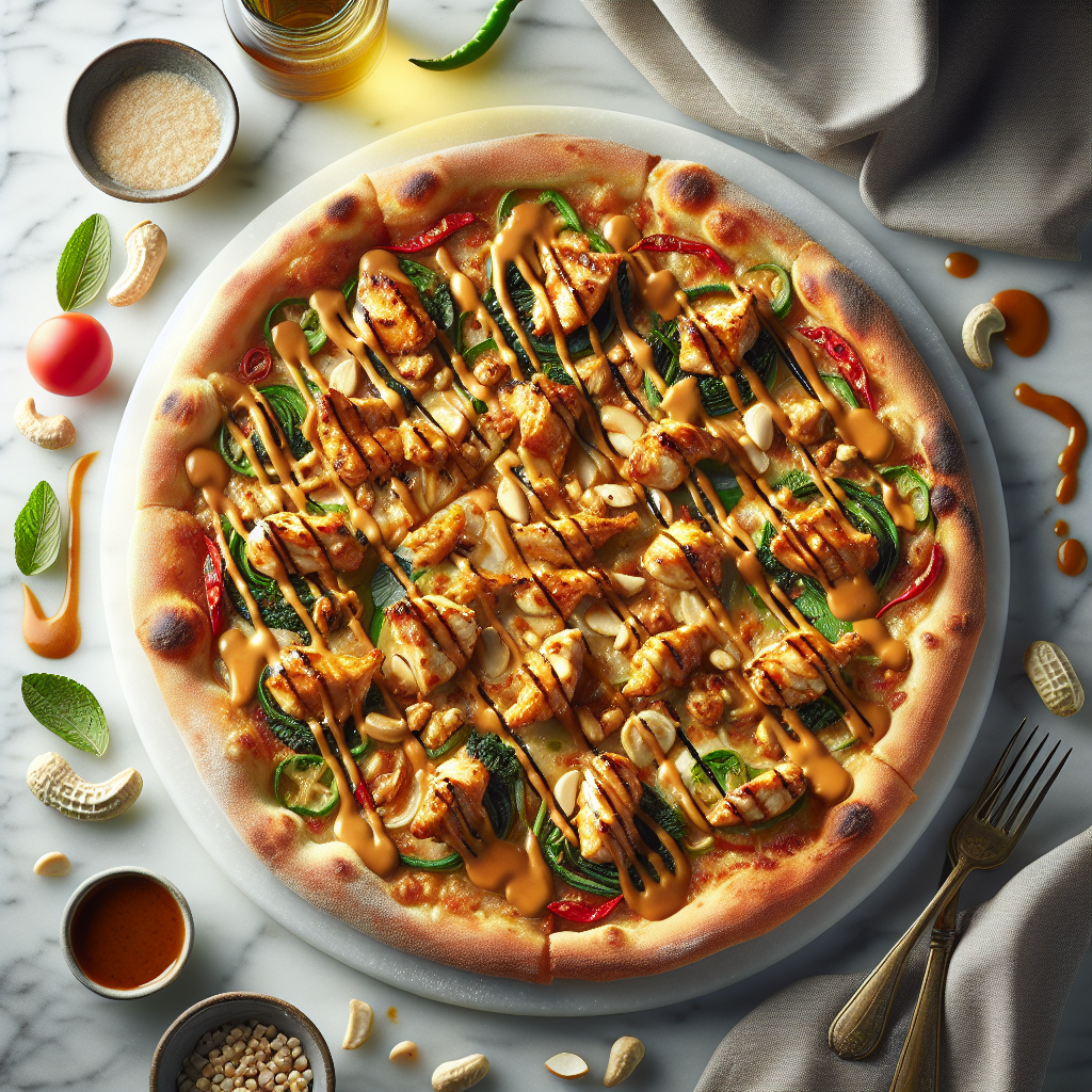 Thai Chicken Pizza