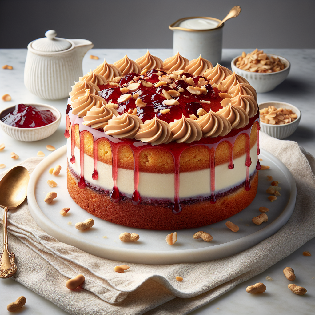 Peanut Butter and Jelly Cake