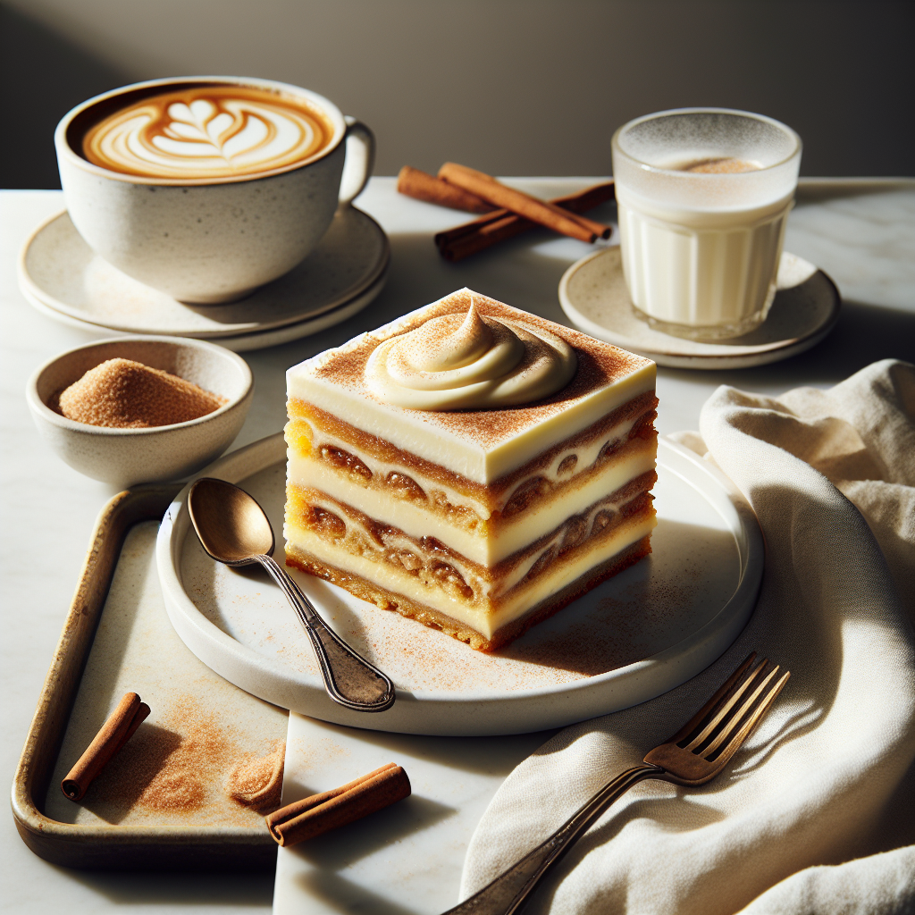 Cinnamon Layer Bars with Vanilla Icing