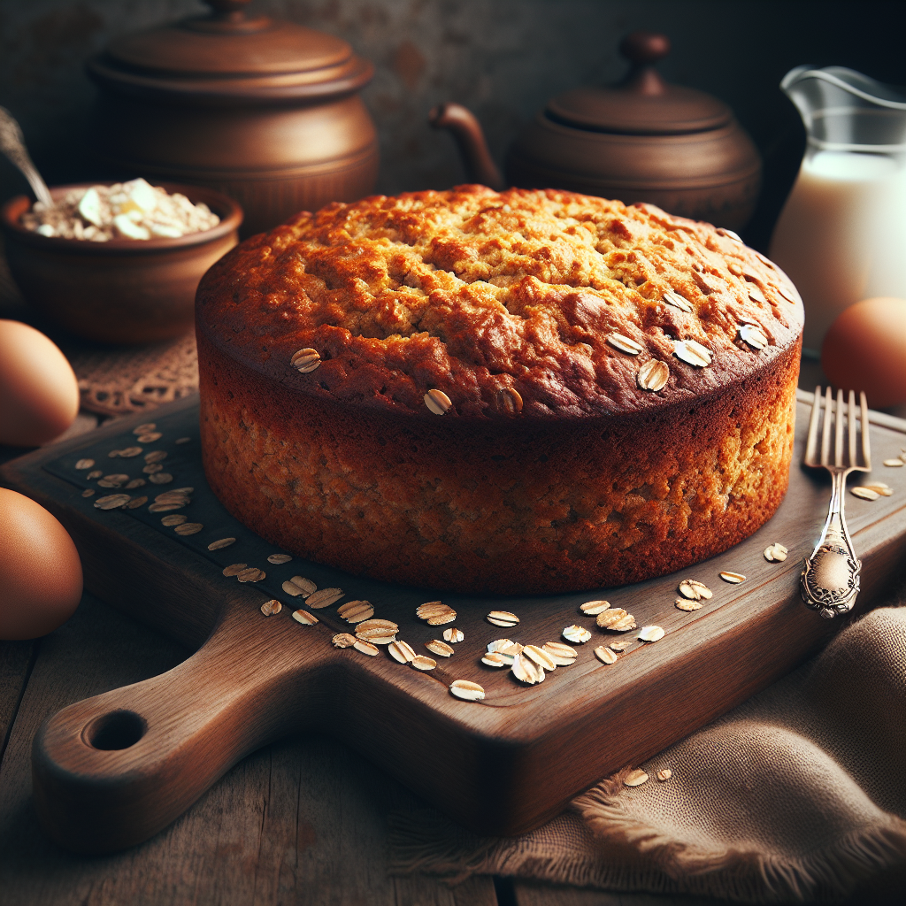 Egg Dairy Oatmeal Cake