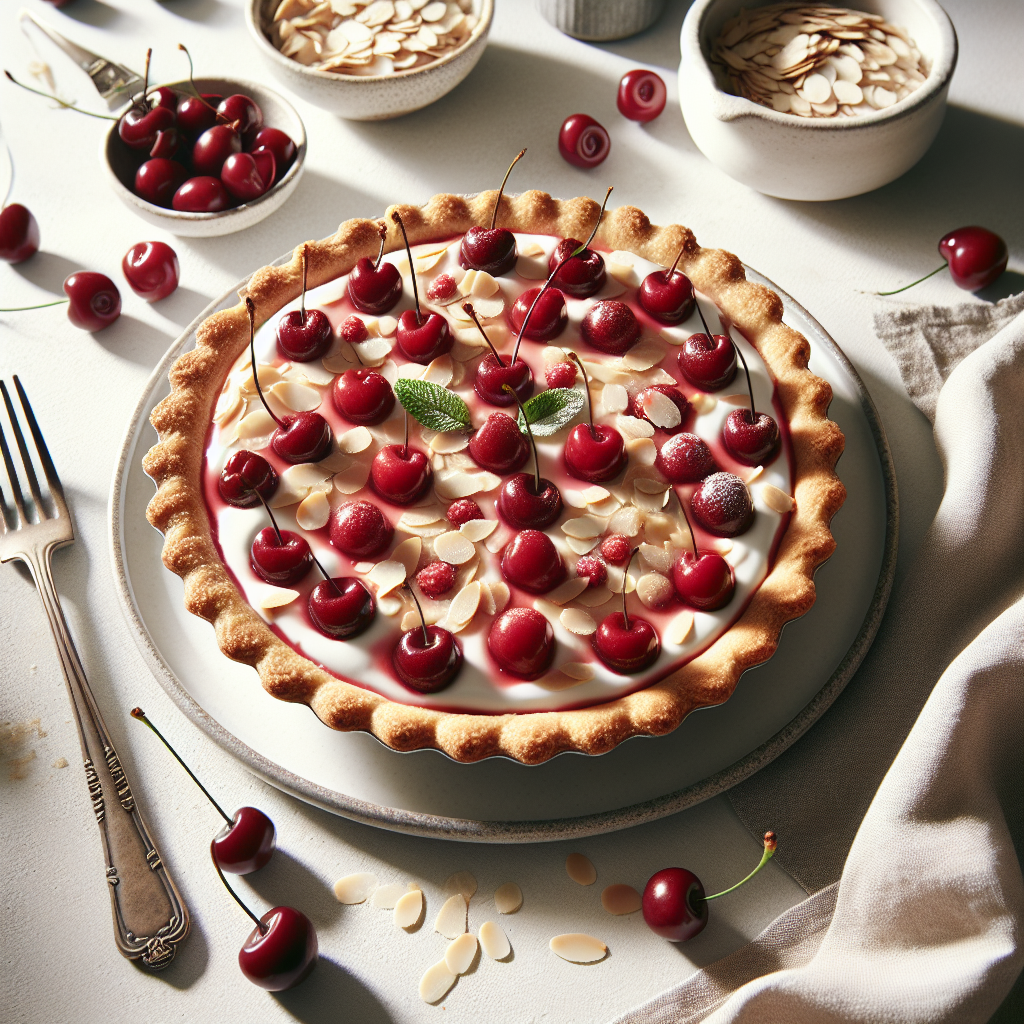 Gluten-Free Cherry Almond Cream Pie