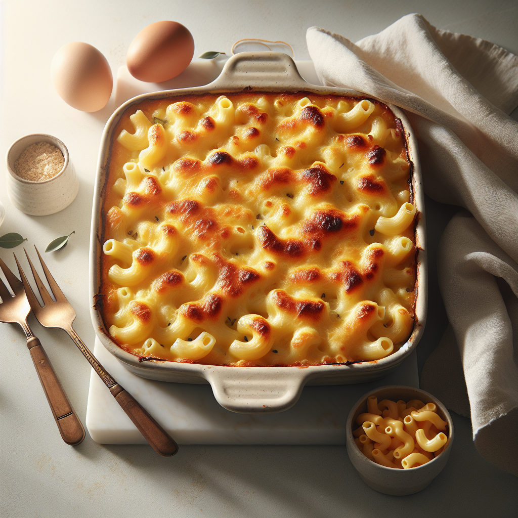 Old Fashioned Baked Macaroni and Cheese