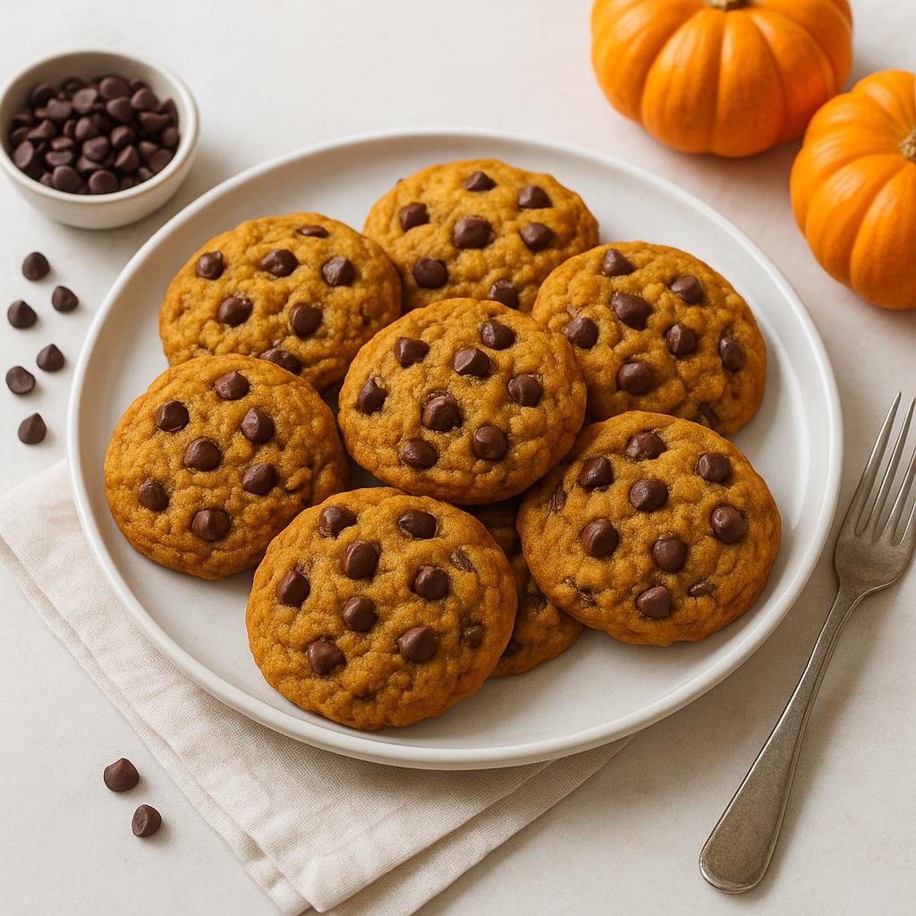 Pumpkin Chocolate Chip Cookies