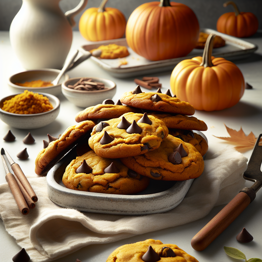 Pumpkin Chocolate Chip Cookies