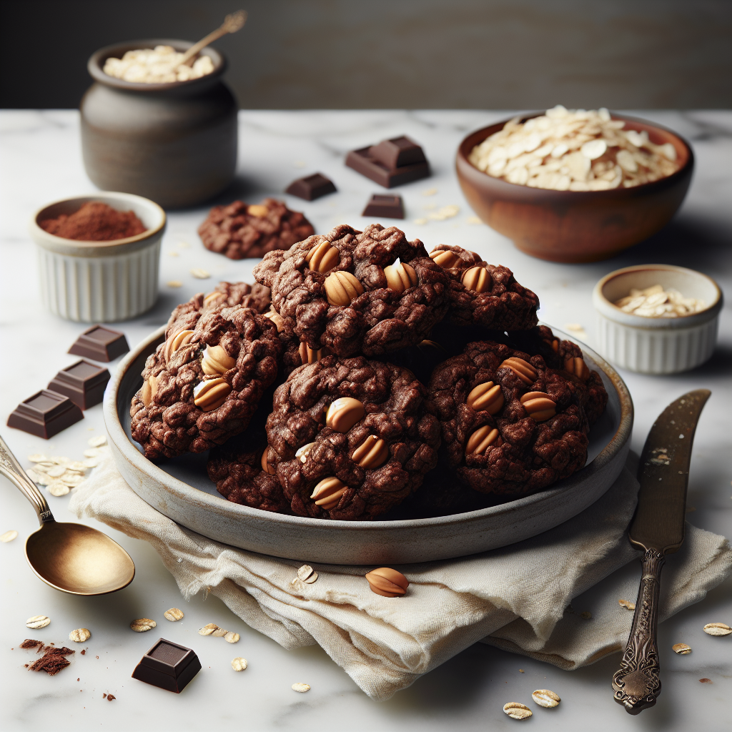 No-Bake Chocolate Oatmeal Cookies