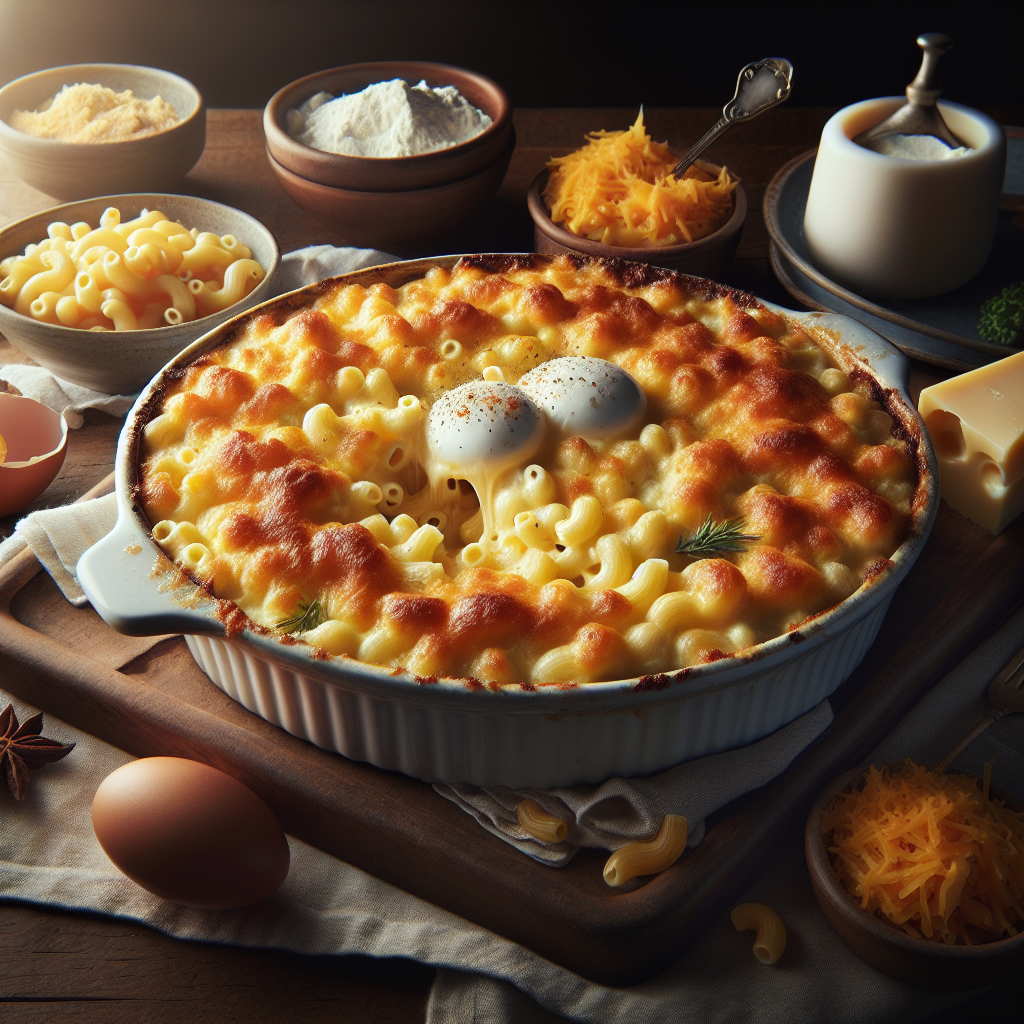Old Fashioned Baked Macaroni and Cheese