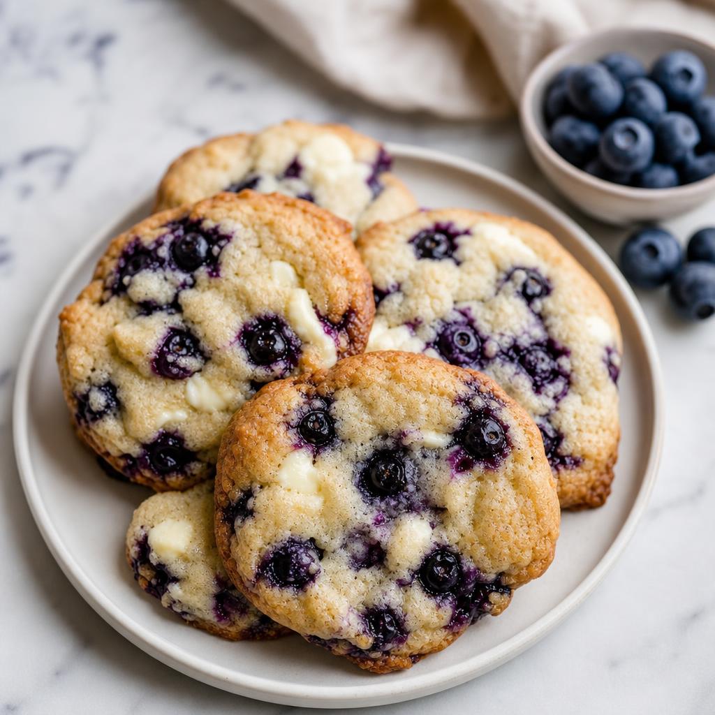 Blueberry & Cream Cookies