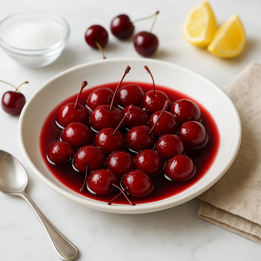 Homemade Maraschino Cherries
