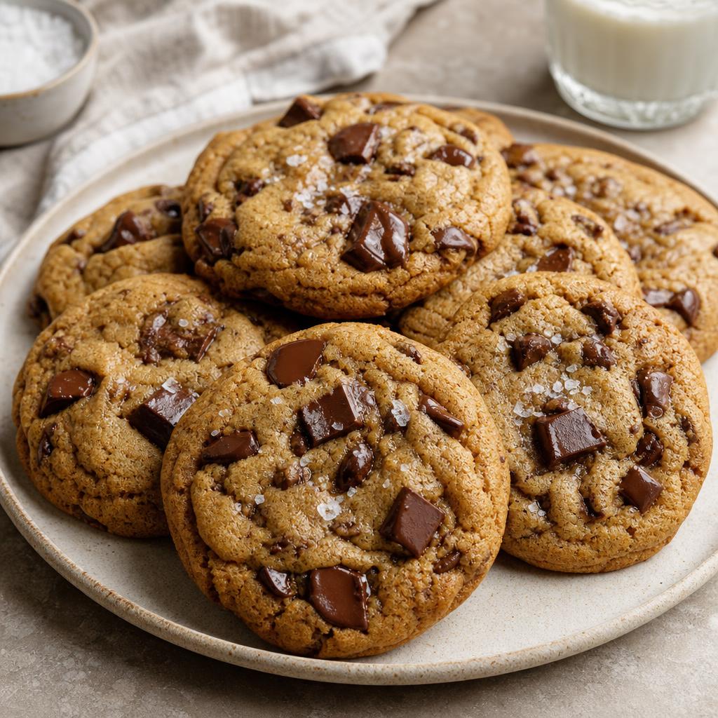 Brown Butter Chocolate Chunk Cookies