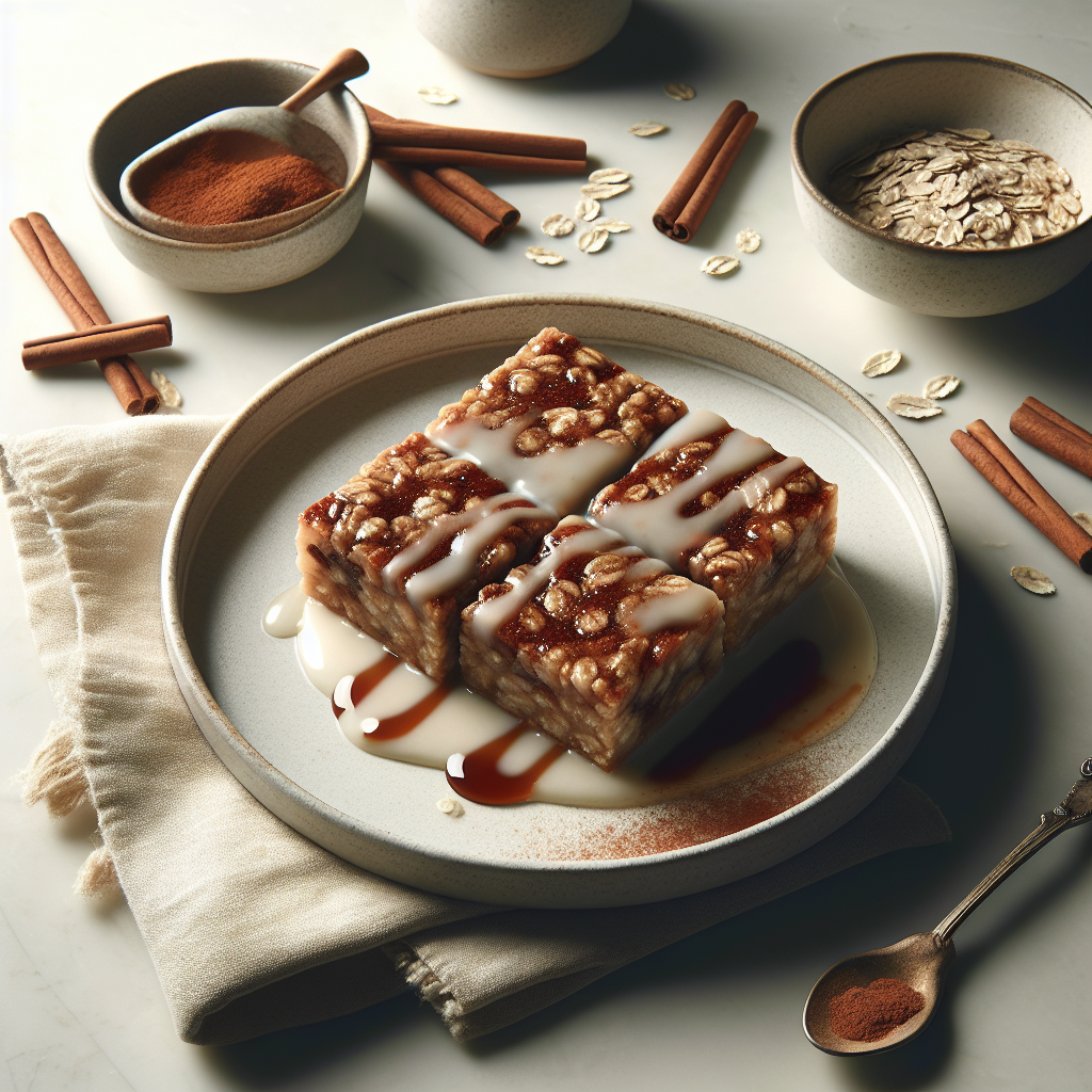 Cinnamon Oatmeal Bars