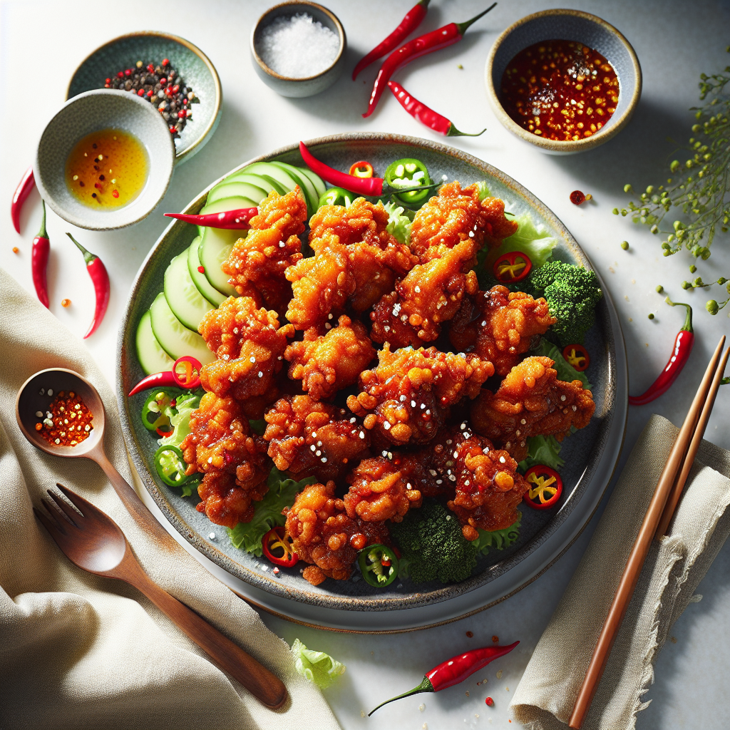 Spicy Crispy Chili Fried Chicken