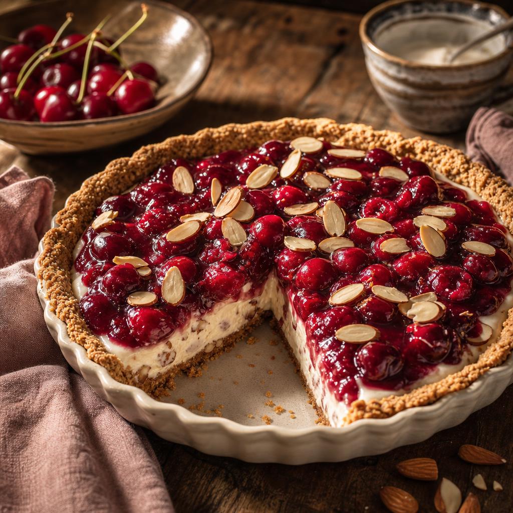 Gluten-Free Cherry Almond Cream Pie